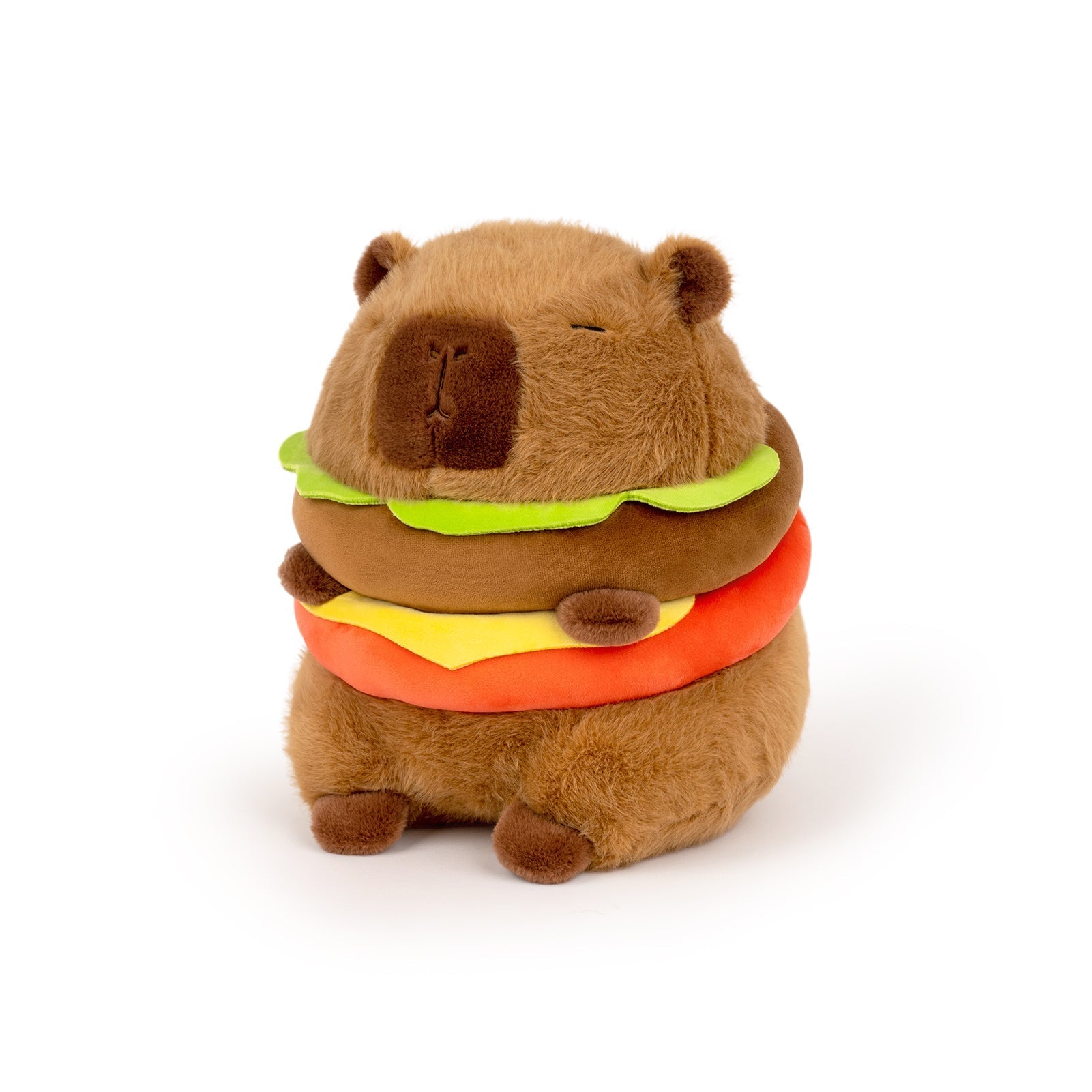 Logelli Capybara Plush Toy – 9 Inch Soft Stuffed Animal with Adorable Burger Backpack, Perfect Gift for Kids, Boys & Girls Logelli Capybara Plush Toy – 9 Inch Soft Stuffed Animal with Adorable Burger Backpack, Perfect Gift for Kids, Boys & Girls