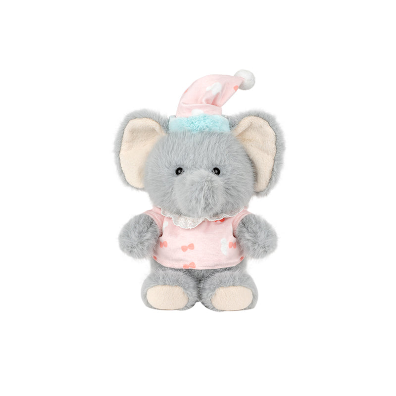 🏷️ Logell Plush Sweet Dream Plush Series – 8" & 12" Cute Stuffed Animals: Elephant, Fox, Panda, Puppy, Bear, Pig – Sleepy Plush Toy Gifts for Kids & Girls