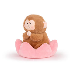 Logell PlushCute Monkey Plush – 10.5" Soft Stuffed Animal with Banana for Kids