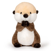 🦦 Logell Plush Otter Plush – 9.8"/15.7" Sea Otter Stuffed Animal in 2 Sizes of Cuteness! - Logell