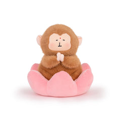 Logell PlushCute Monkey Plush – 10.5" Soft Stuffed Animal with Banana for Kids