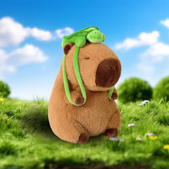 🐾 Logell Capybara Plush – 9" & 13" Kawaii Soft Stuffed Animal with Turtle Backpack | Perfect Gift for Kids, Boys, Girls & Adults
