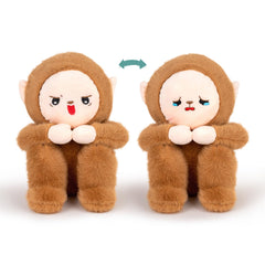 Logell PlushCute Monkey Plush – 10.5" Soft Stuffed Animal with Banana for Kids