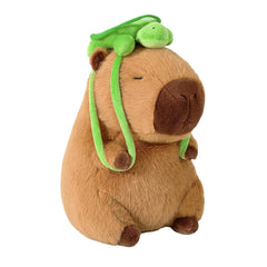 🐾 Logell Capybara Plush – 9" & 13" Kawaii Soft Stuffed Animal with Turtle Backpack | Perfect Gift for Kids, Boys, Girls & Adults