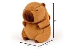 🍔 Logell Capybara Plush with Hamburger Backpack – 9" & 13" Cute Stuffed Animal Toy Gift for Kids