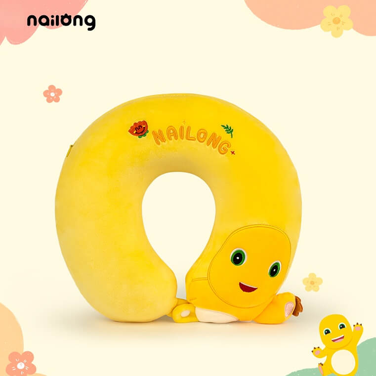Logell  Official NaiLong U-Shaped Memory Foam Travel Neck Pillow – 11.8" × 11.8" × 3.9" (30×30×10cm) Logell  Official NaiLong U-Shaped Memory Foam Travel Neck Pillow – 11.8" × 11.8" × 3.9" (30×30×10cm)