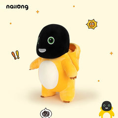 Logell NAILONG Grumpy Dragon Plush – 15" Black Face Toy