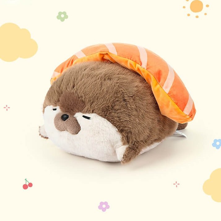 Logell Plush Original Sushi Otter Plush Toy – 15.7" Snuggle Buddy Gift - Logell