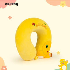 Logell Official NaiLong U - Shaped Memory Foam Travel Neck Pillow – 11.8" × 11.8" × 3.9" (30×30×10cm) - Logell