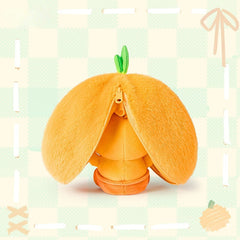 Logell x Capybara Lulu – Orange Plush Holder 10cm / 3.9"