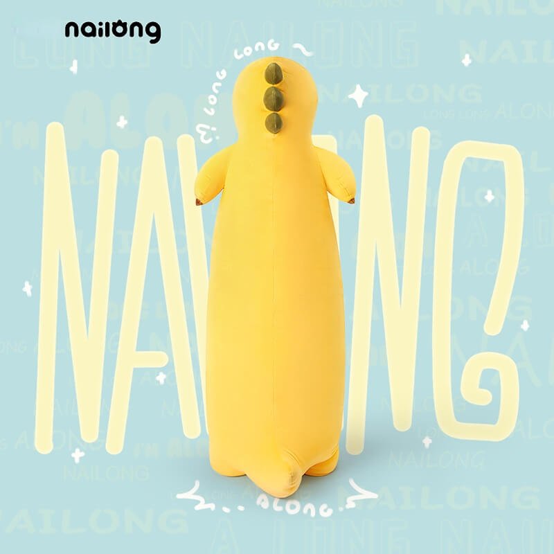 Logell NaiLong Plush Body Pillow 27.6"/39.4" - Long Hug Cushion - Logell