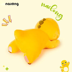 🦖 Logell NAILONG Dino Plush – 11.8" & 15.7" Lying Dinosaur Stuffed Toy for Girls – Soft Pillow Gift - Logell