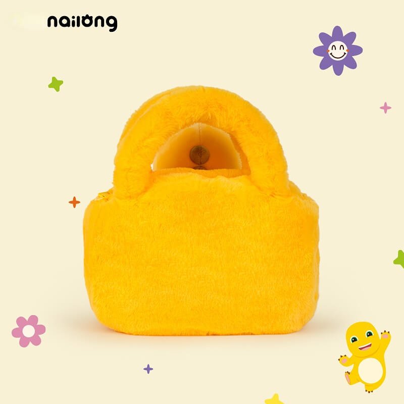 Logell NAILONG Plush Crossbody Bag 9.8"×2.8"×5.5" - Gift for Her - Logell