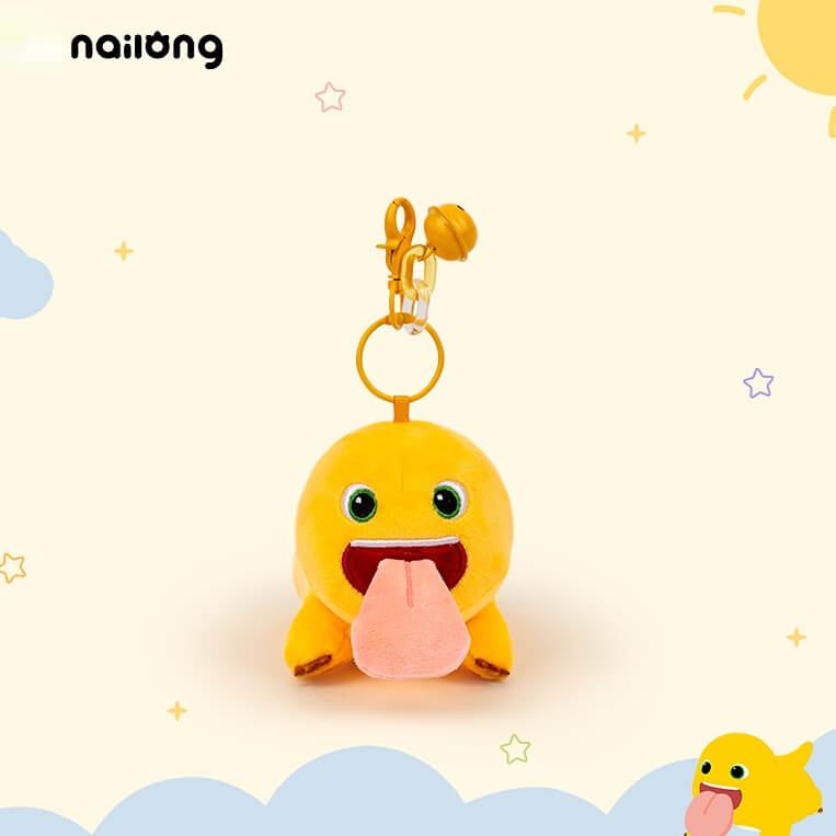 Logell  LICKY NAILONG – Mini Keychain, 9" & 13.8" Kissing Dino Plush Logell  LICKY NAILONG – Mini Keychain, 9" & 13.8" Kissing Dino Plush