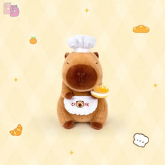 Logell Capybara Plush β Sitting Bread Chef Edition | Original Soft Toy Gift