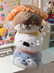 Logell Plush Original Sushi Otter Plush Toy – 15.7" Snuggle Buddy Gift
