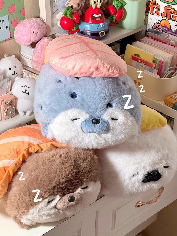 Logell Plush Original Sushi Otter Plush Toy – 15.7" Snuggle Buddy Gift - Logell