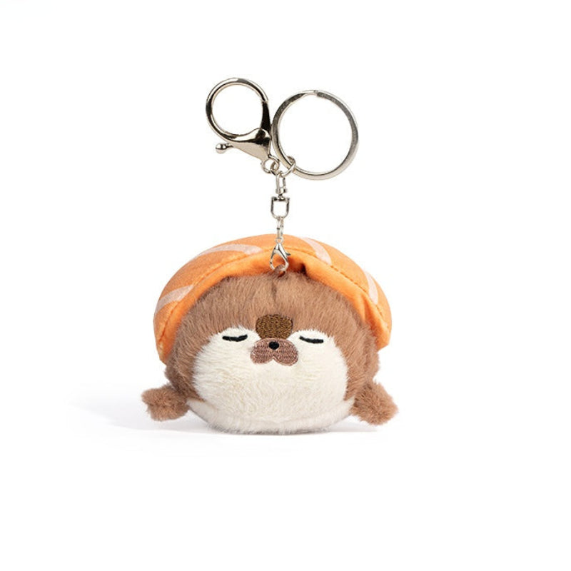 🎐 Logell Plush Sushi Otter Keychain – 4.3" Plush Charm for Bags & Gifts (1pc / 3pc Gift Box) 🎐 Logell Plush Sushi Otter Keychain – 4.3" Plush Charm for Bags & Gifts (1pc / 3pc Gift Box)