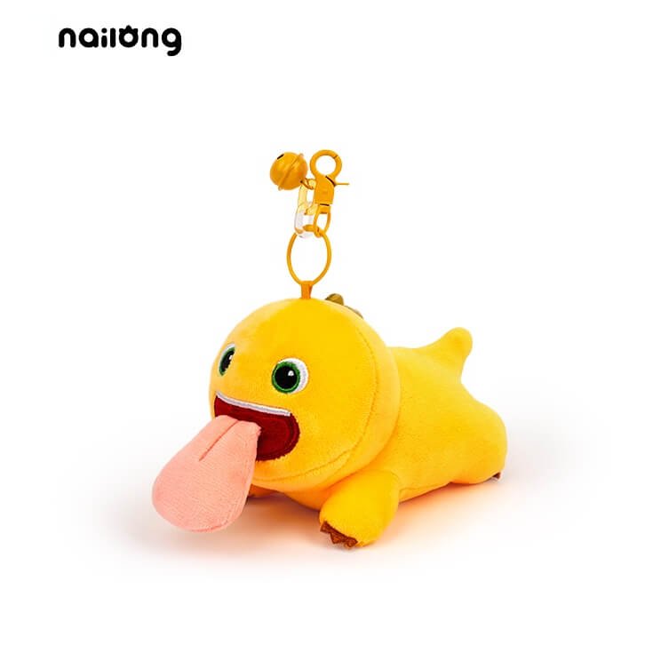 Logell LICKY NAILONG – Mini Keychain, 9" & 13.8" Kissing Dino Plush - Logell