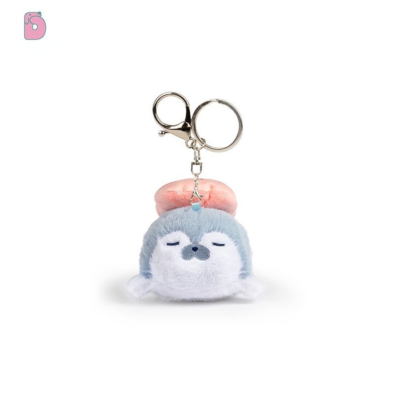 🎐 Logell Plush Sushi Otter Keychain – 4.3" Plush Charm for Bags & Gifts (1pc / 3pc Gift Box) - Logell