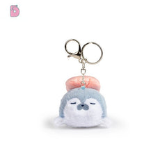🎐 Logell Plush Sushi Otter Keychain – 4.3" Plush Charm for Bags & Gifts (1pc / 3pc Gift Box) - Logell