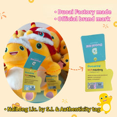 Logell NAILONG Cute Sad Dragon Plush 15.7" - Embroidered Pout Comfort Toy