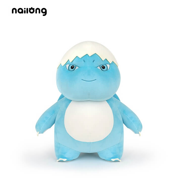 Logell BOOMBOOM NAILONG Plush Dino Toy 11.8''/22.8'' - Blue Eggshell Logell BOOMBOOM NAILONG Plush Dino Toy 11.8''/22.8'' - Blue Eggshell
