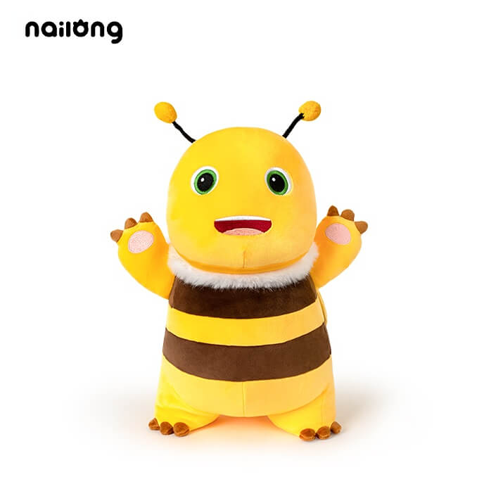 Logell  HONEYBEE NAILONG – Cute Dino Plush in Bee Costume (10" / 13.8")