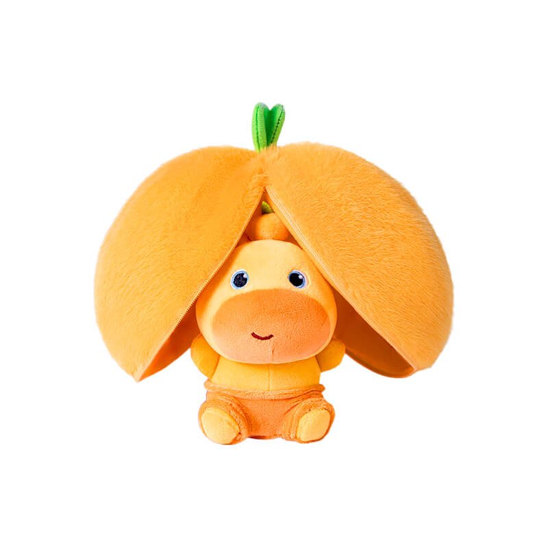Logell x Capybara Lulu – Orange Plush Holder 10cm / 3.9" - Logell