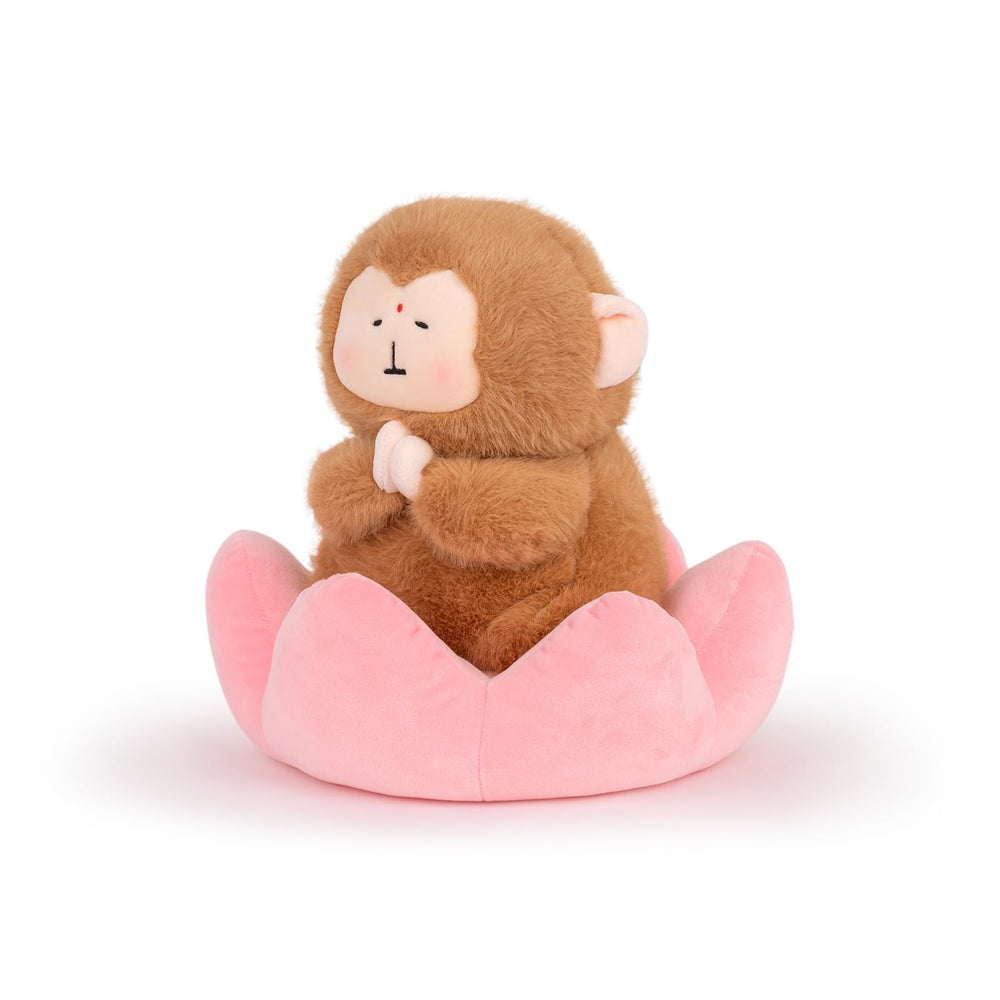 Logell PlushCute Monkey Plush – 10.5" Soft Stuffed Animal with Banana for Kids - Logell