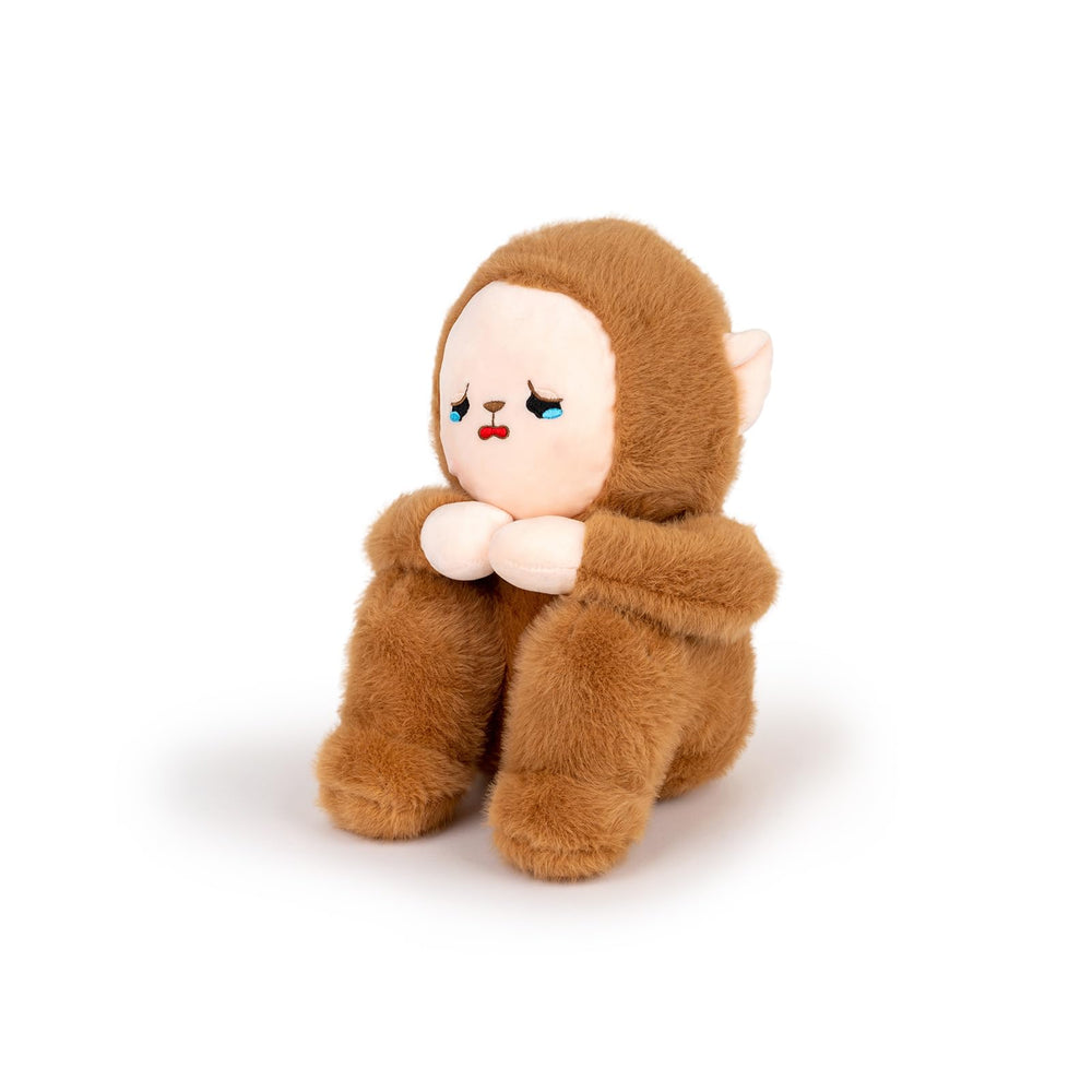 Logell PlushCute Monkey Plush – 10.5" Soft Stuffed Animal with Banana for Kids - Logell