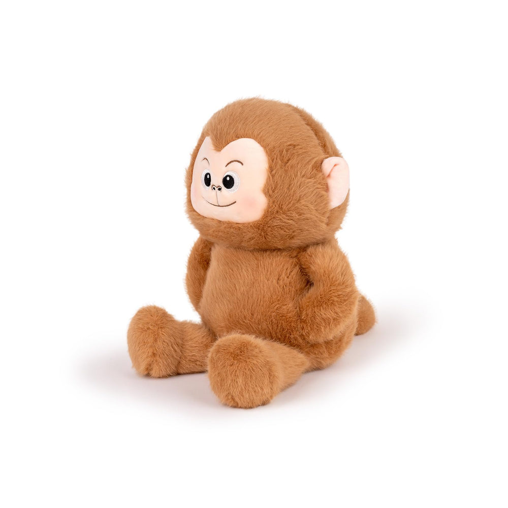 Logell PlushCute Monkey Plush – 10.5" Soft Stuffed Animal with Banana for Kids - Logell
