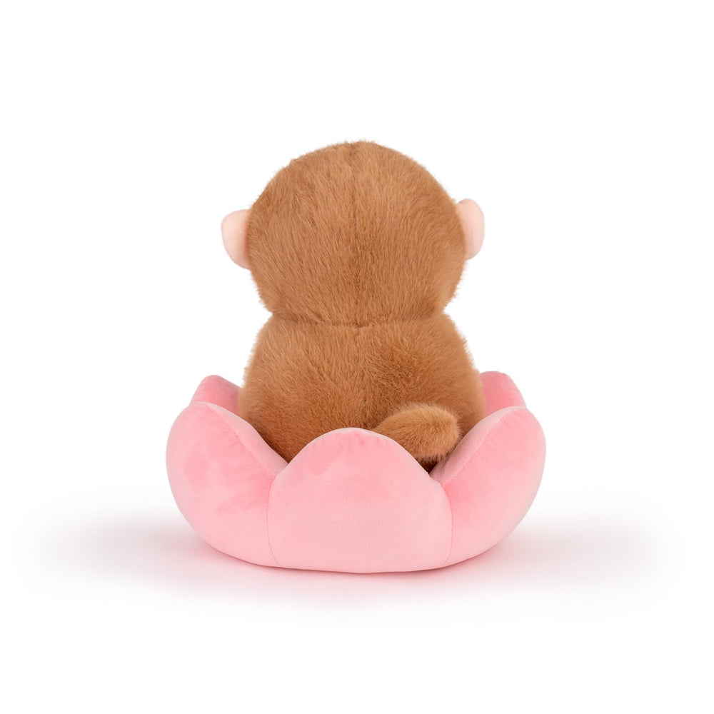 Logell PlushCute Monkey Plush – 10.5" Soft Stuffed Animal with Banana for Kids - Logell