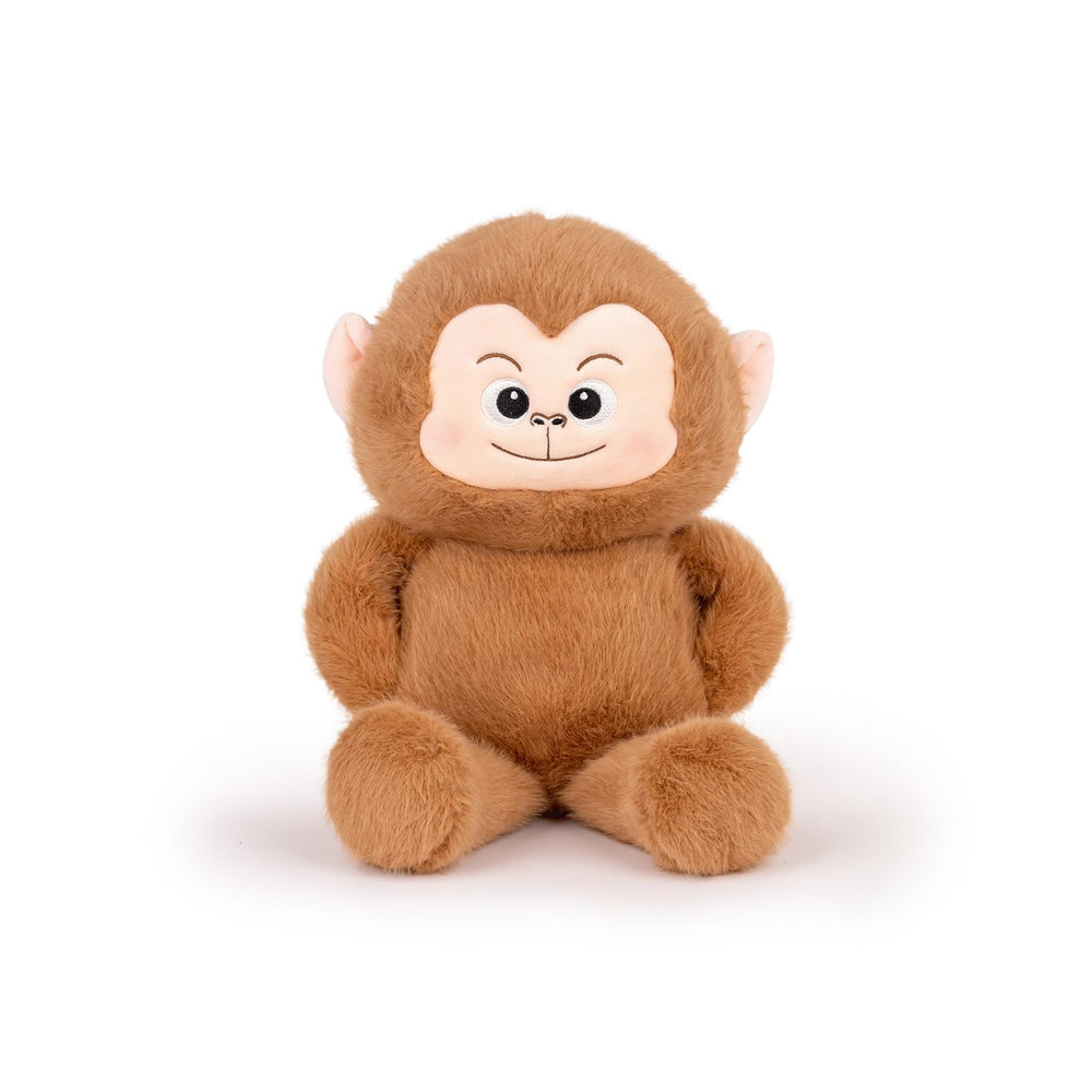 Logell PlushCute Monkey Plush – 10.5" Soft Stuffed Animal with Banana for Kids - Logell