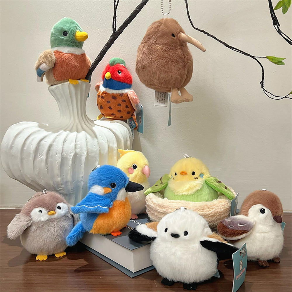 Logell Plush Original Kiwi Bird Plush Toy – Soft & Realistic Stuffed Animal in 4 Sizes - Logell