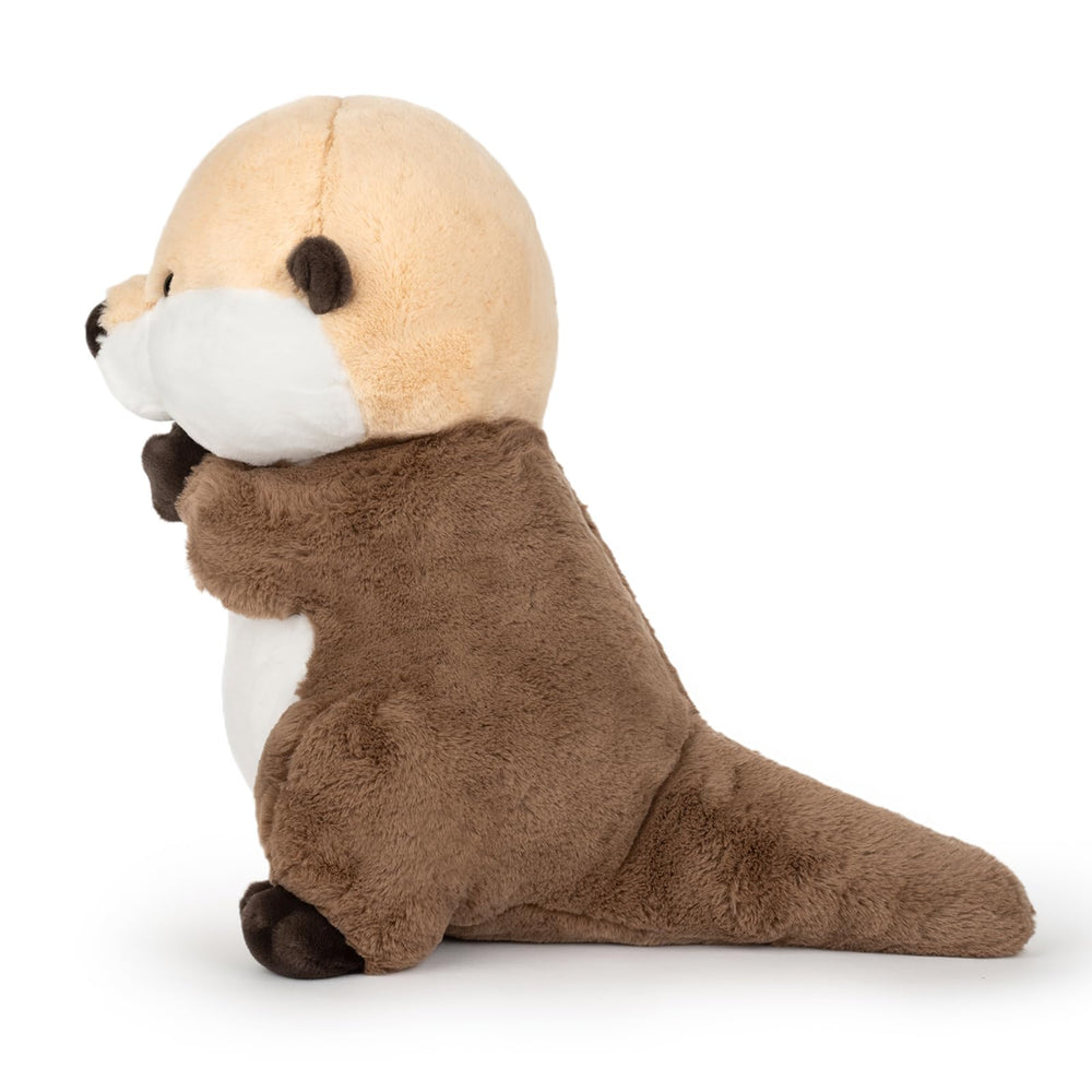 🦦 Logell Plush Otter Plush – 9.8"/15.7" Sea Otter Stuffed Animal in 2 Sizes of Cuteness! - Logell