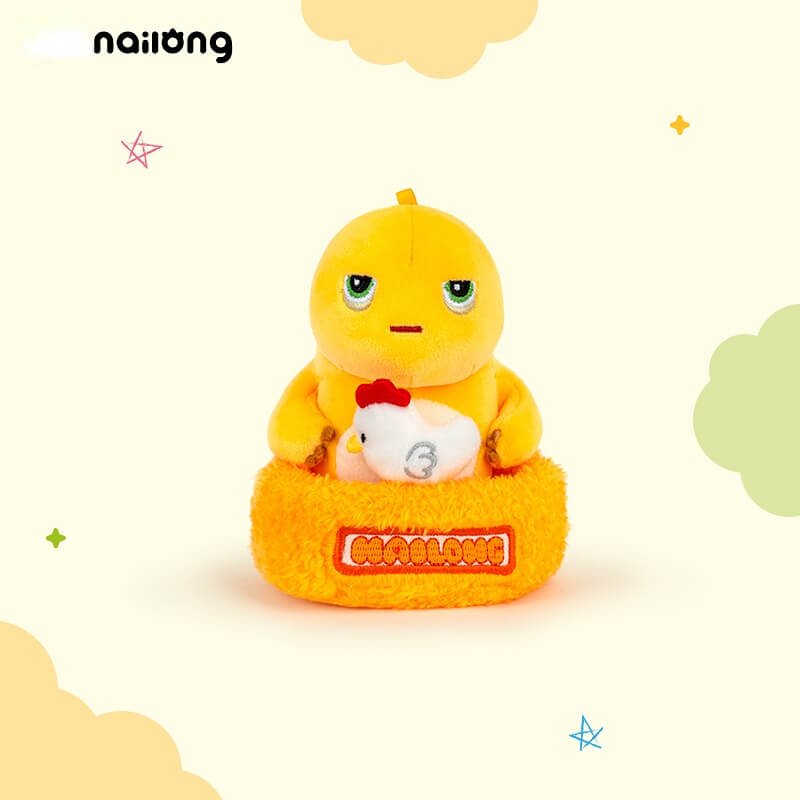 Logell NAILONG Cute Workweek Plush - 5.1"–6.3" Desk Companion for Office - Logell