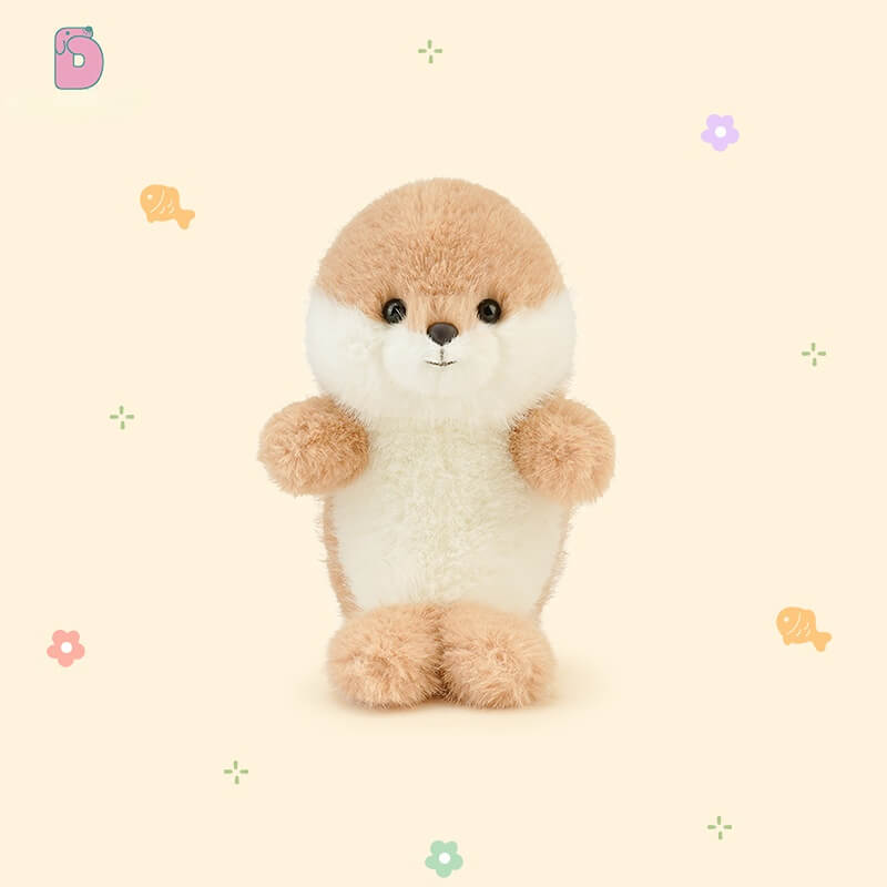 Logell PlushPuff Plush Series – Seal, Penguin, Otter & Turtle (5.9") - Logell