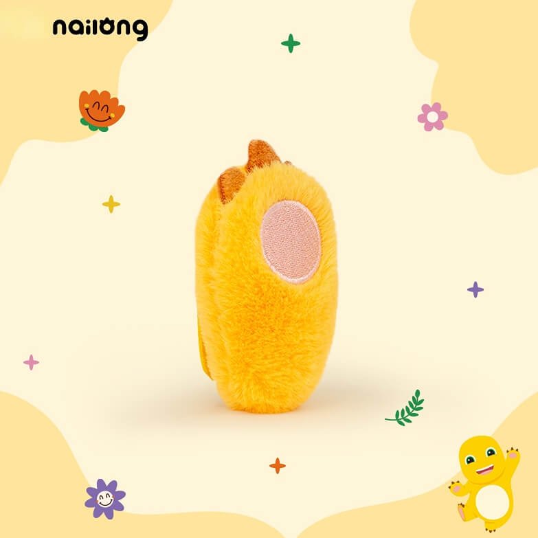 Logell NAILONG – Plush Hair Clip with Cute Paw Design, Winter Style BB Side Clip - Logell