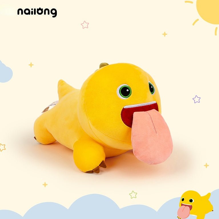 Logell LICKY NAILONG – Mini Keychain, 9" & 13.8" Kissing Dino Plush - Logell