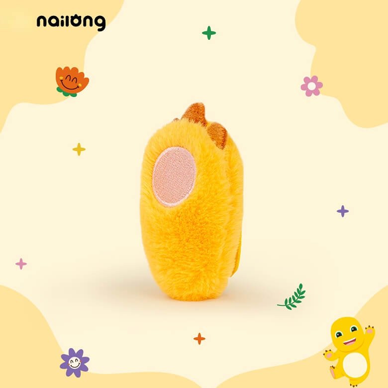 Logell NAILONG – Plush Hair Clip with Cute Paw Design, Winter Style BB Side Clip - Logell