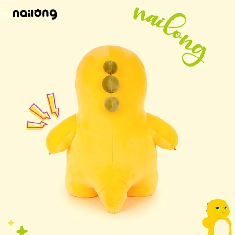 Logell NAILONG – Baby Dino Plush in 5 Sizes + Free Keychain with 24" - Logell