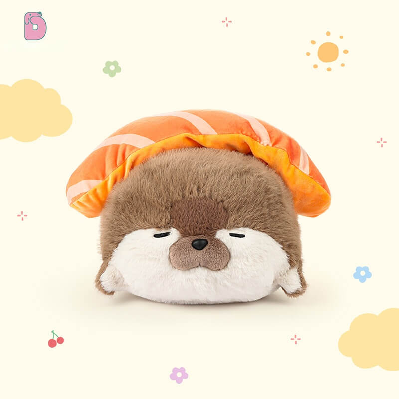 Logell Plush Original Sushi Otter Plush Toy – 15.7" Snuggle Buddy Gift - Logell