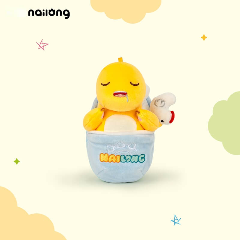 Logell NAILONG Cute Workweek Plush - 5.1"–6.3" Desk Companion for Office - Logell