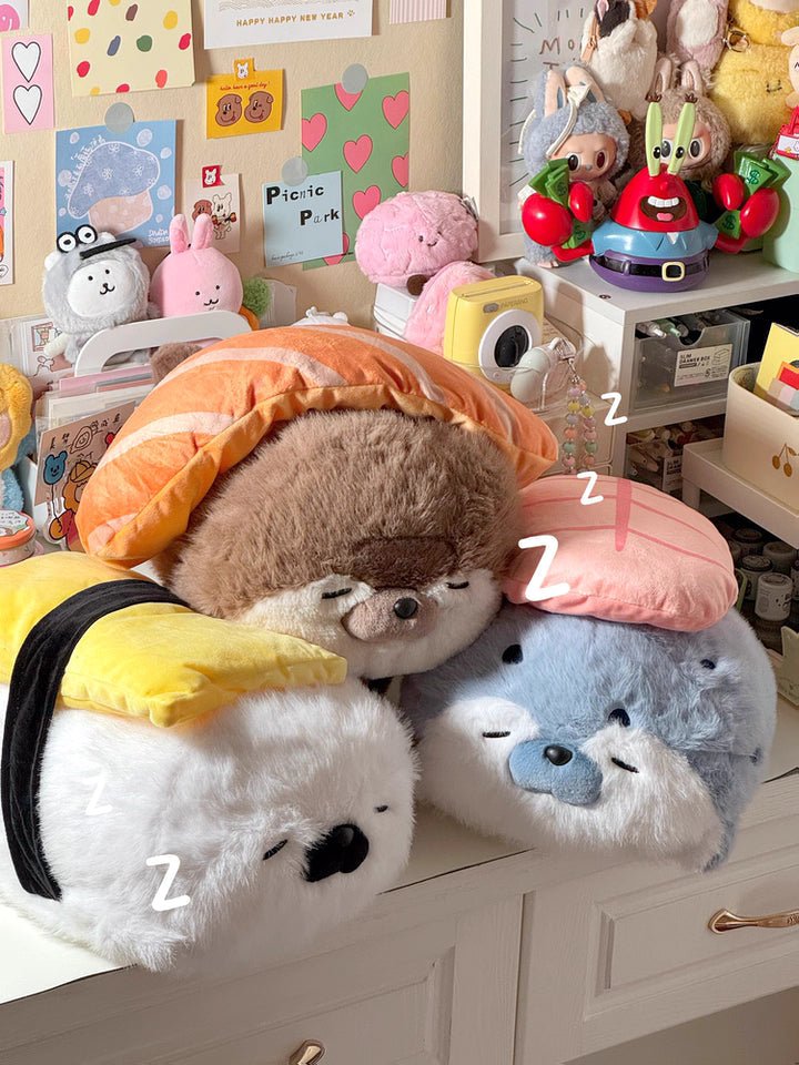 Logell Plush Original Sushi Otter Plush Toy – 15.7" Snuggle Buddy Gift - Logell