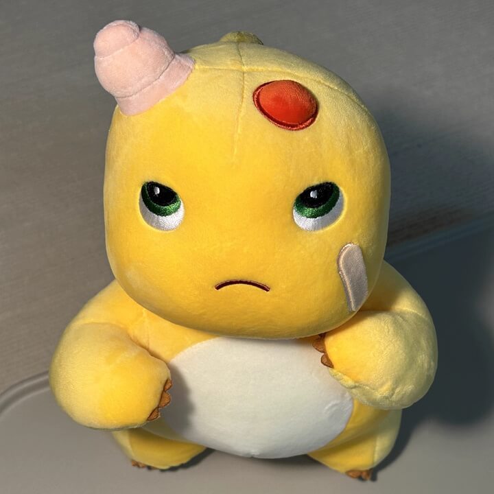 Logell NAILONG Cute Sad Dragon Plush 15.7" - Embroidered Pout Comfort Toy - Logell