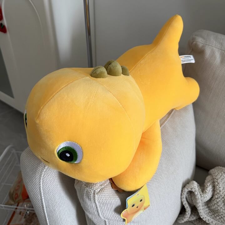 🦖 Logell NAILONG Dino Plush – 11.8" & 15.7" Lying Dinosaur Stuffed Toy for Girls – Soft Pillow Gift - Logell