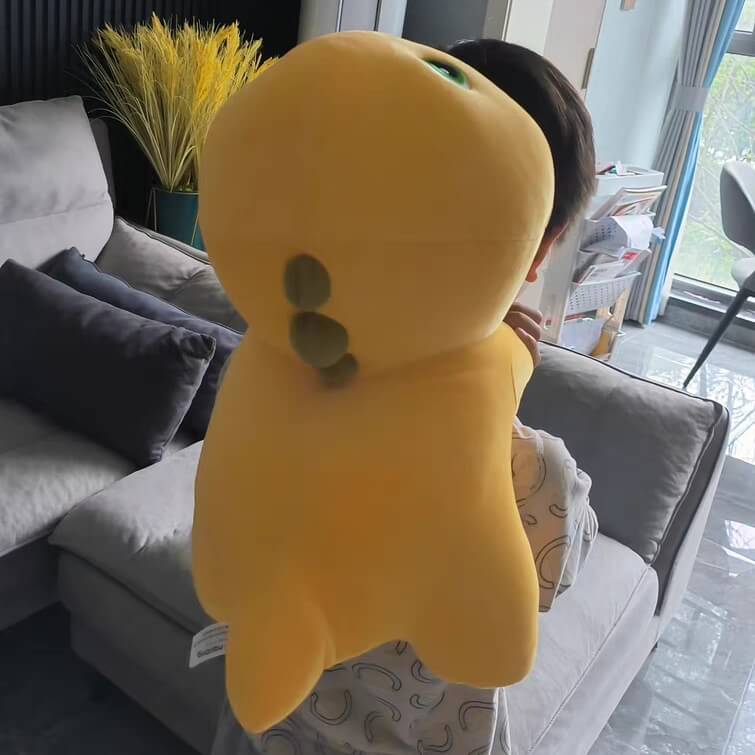 🦖 Logell NAILONG Dino Plush – 11.8" & 15.7" Lying Dinosaur Stuffed Toy for Girls – Soft Pillow Gift - Logell