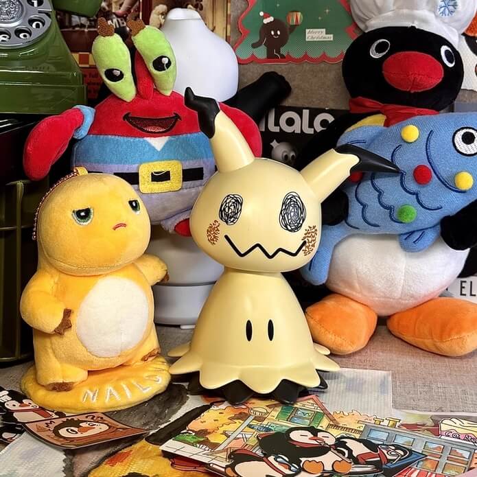 Logell NAILONG Cute Baby Dragon Plush Keychain 4.7" Magnetic Gift - Logell