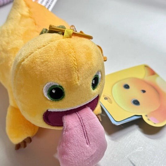 Logell LICKY NAILONG – Mini Keychain, 9" & 13.8" Kissing Dino Plush - Logell